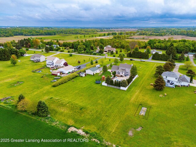 1600 Tuttle Rd, Mason, MI 48854 - overview of rural landscape