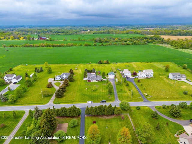1600 Tuttle Rd, Mason, MI 48854 - overview of rural landscape with a pastoral area