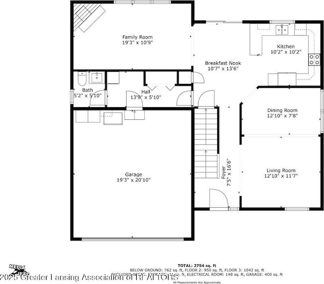 703 Hastay Blvd, Eaton Rapids, MI 48827 - room layout