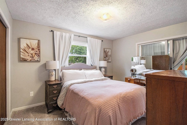 4626 Blackberry Ln, Lansing, MI 48917 - bedroom with carpet flooring, baseboards, and a textured ceiling