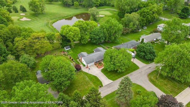 14921 Karl Dr, Lansing, MI 48906 - bird's eye view of a large body of water and a golf course