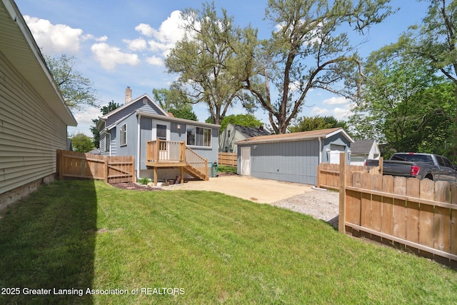 139 W Mansion St, Jackson, MI 49203 - back of house featuring an outdoor structure