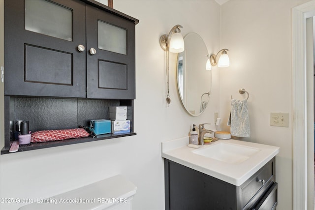 7050 E Eaton Hwy, Sunfield, MI 48890 - half bathroom with vanity