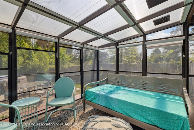 7050 E Eaton Hwy, Sunfield, MI 48890 - view of sunroom