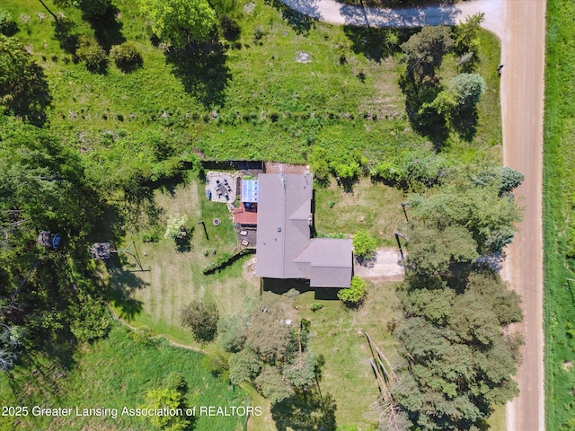 7050 E Eaton Hwy, Sunfield, MI 48890 - drone / aerial view