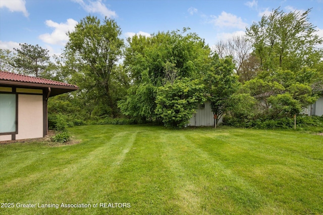 7161 E Eaton Hwy, Mulliken, MI 48861 - view of green lawn