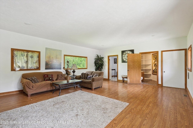 7161 E Eaton Hwy, Mulliken, MI 48861 - living room with wood finished floors and baseboards