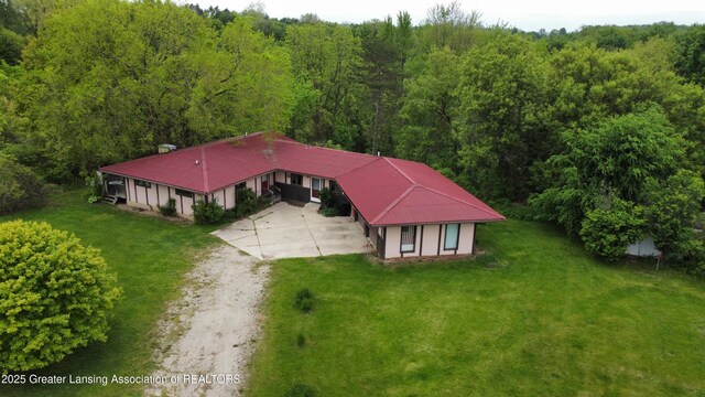 7161 E Eaton Hwy, Mulliken, MI 48861 - view of subject property featuring a heavily wooded area