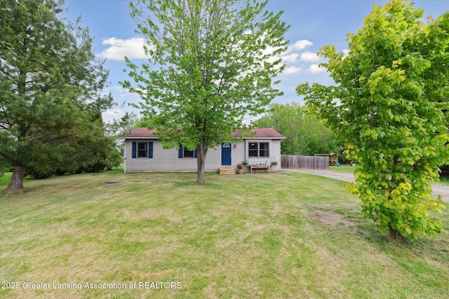 114 Walker Dr, Morrice, MI 48857 - view of rear view of house
