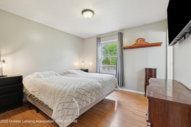 114 Walker Dr, Morrice, MI 48857 - bedroom featuring wood finished floors and baseboards