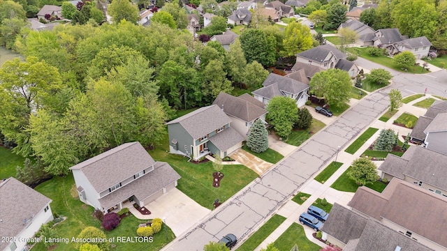 16851 Meadowbrook Dr, Haslett, MI 48840 - aerial view of residential area