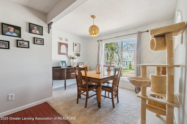 620 Irvington Ave, Lansing, MI 48910 - dining room with baseboards and wood finished floors