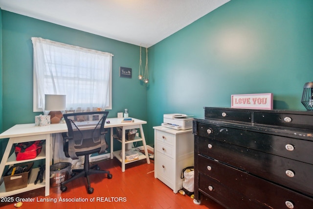 620 Irvington Ave, Lansing, MI 48910 - office area with wood finished floors