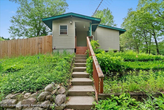 8279 Tyrrell Rd, Laingsburg, MI 48848 - exterior space with stairway