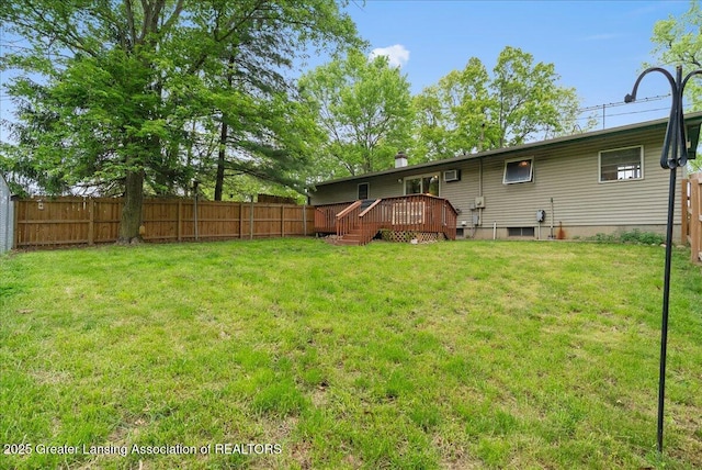 8279 Tyrrell Rd, Laingsburg, MI 48848 - rear view of property featuring a deck