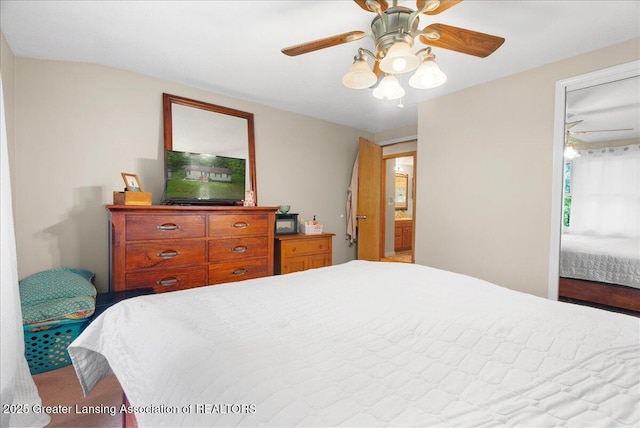 8279 Tyrrell Rd, Laingsburg, MI 48848 - bedroom featuring ceiling fan