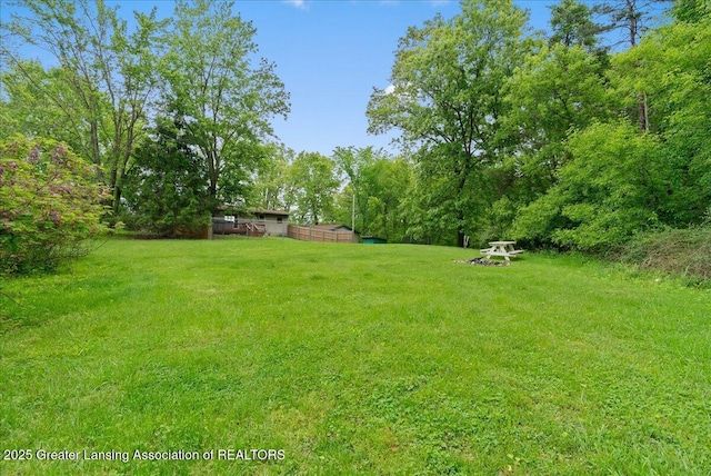 8279 Tyrrell Rd, Laingsburg, MI 48848 - view of grassy yard