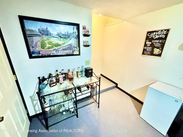 405 N Iris Ln, Laingsburg, MI 48848 - office area featuring baseboards