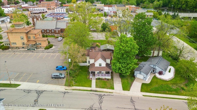 218 Russell St, Grand Ledge, MI 48837 - aerial view of residential area