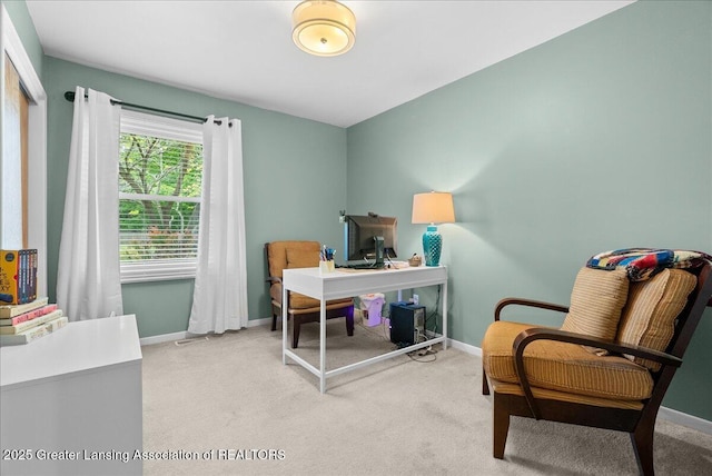 420 John R St, East Lansing, MI 48823 - carpeted office featuring baseboards