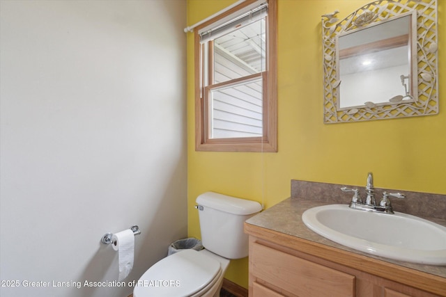 549 Riverwalk Dr, Mason, MI 48854 - half bath with toilet and vanity