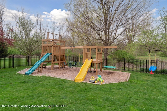 549 Riverwalk Dr, Mason, MI 48854 - view of jungle gym