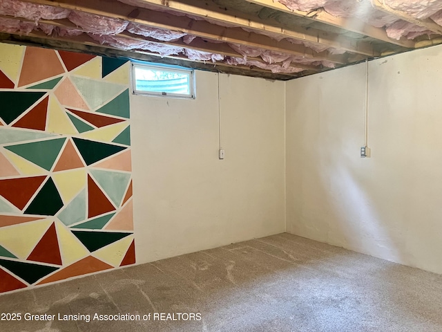 722 Fieldview Dr, Grand Ledge, MI 48837 - below grade area with carpet floors