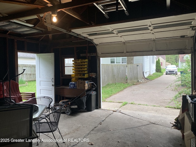 575 Brookland Blvd, Lansing, MI 48910 - view of garage
