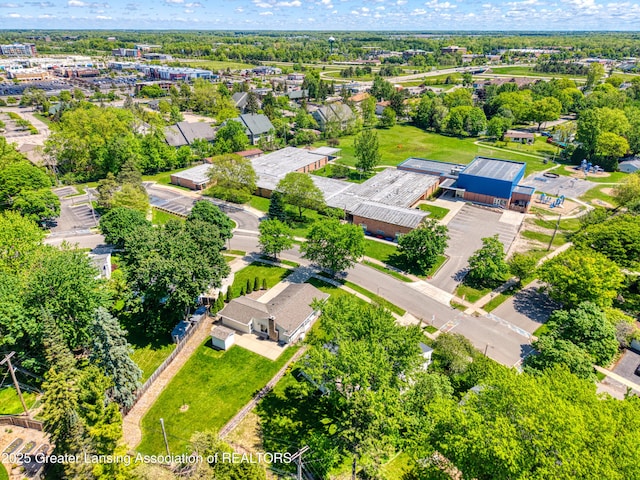 2305 Post Oak Ln, Lansing, MI 48912 - bird's eye view of a tree filled landscape