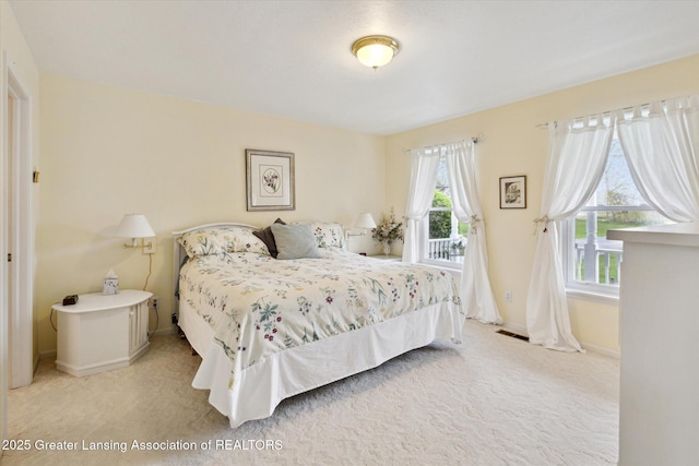 1990 S Waverly Rd, Eaton Rapids, MI 48827 - bedroom featuring carpet, access to outside, and baseboards
