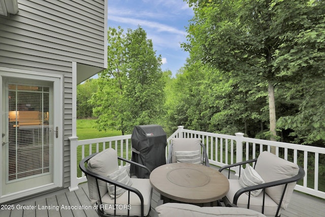 4269 Tamarack St, Holt, MI 48842 - view of deck