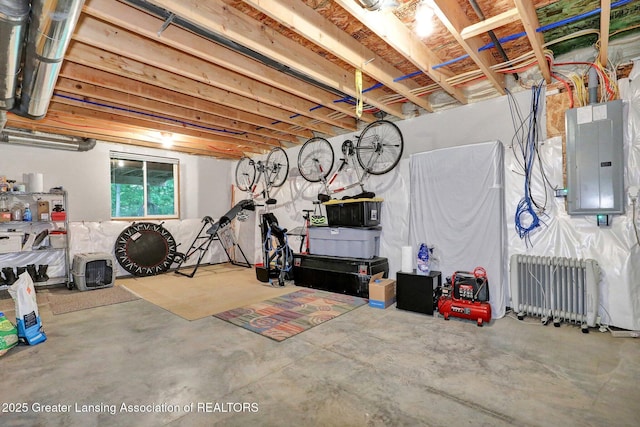 4269 Tamarack St, Holt, MI 48842 - basement featuring electric panel