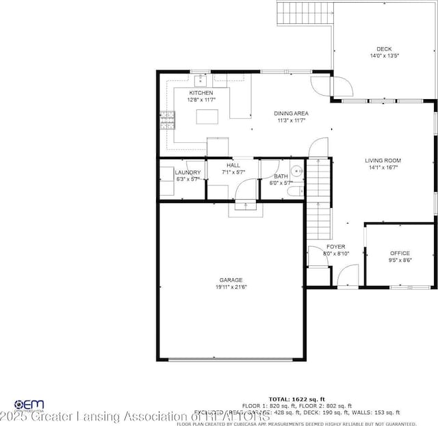 4269 Tamarack St, Holt, MI 48842 - floor plan / room layout