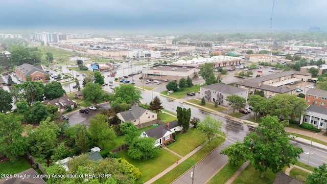 1451 Harvard Rd, East Lansing, MI 48823 - aerial overview of property's location featuring nearby urban area
