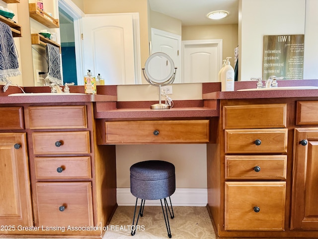 11195 W Herbison Rd, Eagle, MI 48822 - bathroom with vanity
