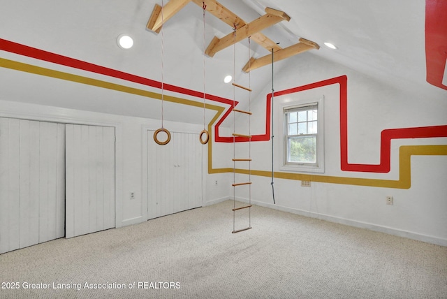 350 Kensington Rd, East Lansing, MI 48823 - bonus room with carpet floors, baseboards, and recessed lighting