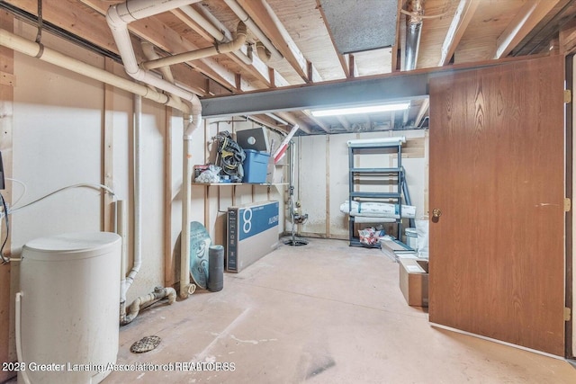 524 Dutch Hill Dr, Lansing, MI 48917 - unfinished below grade area with a water softener system