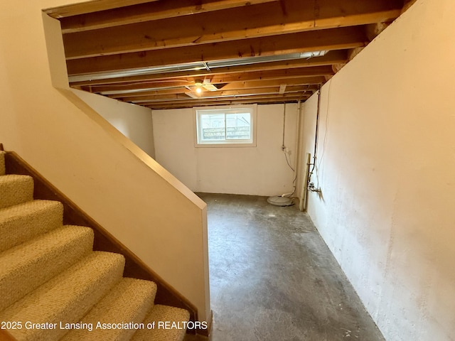 1512 Lindy Dr, Lansing, MI 48917 - basement featuring stairs