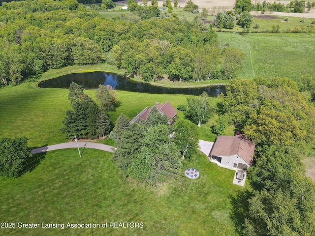 12560 Eaton Rapids Rd, Springport, MI 49284 - aerial view of a nearby body of water