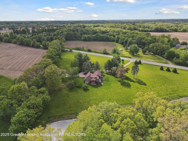12560 Eaton Rapids Rd, Springport, MI 49284 - aerial view of sparsely populated area featuring a nearby body of water