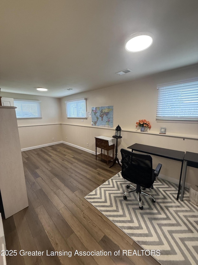 4412 Darron Dr, Lansing, MI 48917 - office space with wood finished floors