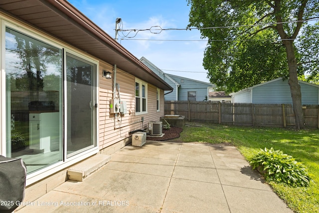 401 Julian Ave, Lansing, MI 48917 - view of patio with central AC