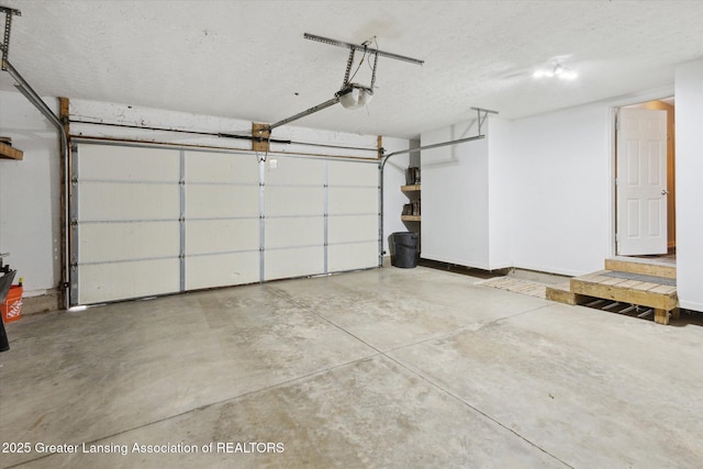 2424 S Canfield Rd, Eaton Rapids, MI 48827 - garage featuring a garage door opener