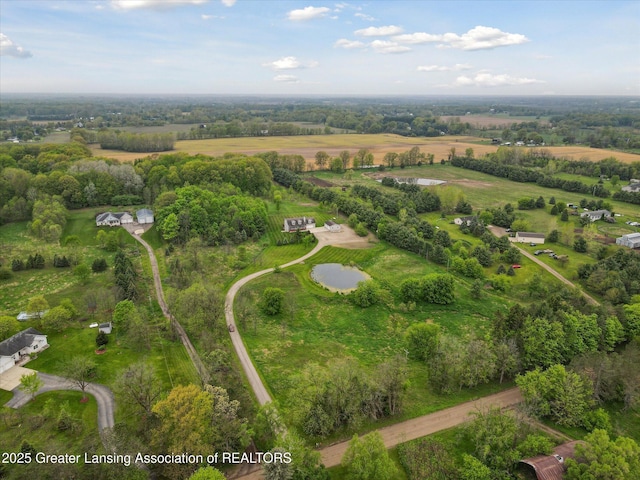 2424 S Canfield Rd, Eaton Rapids, MI 48827 - aerial view of sparsely populated area