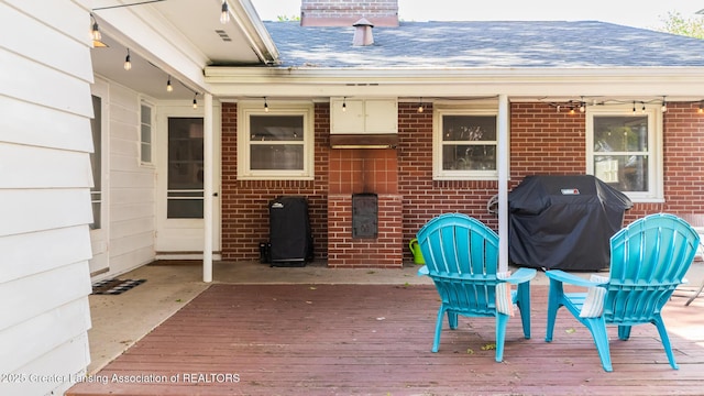 415 W Lawrence Ave, Charlotte, MI 48813 - deck featuring area for grilling