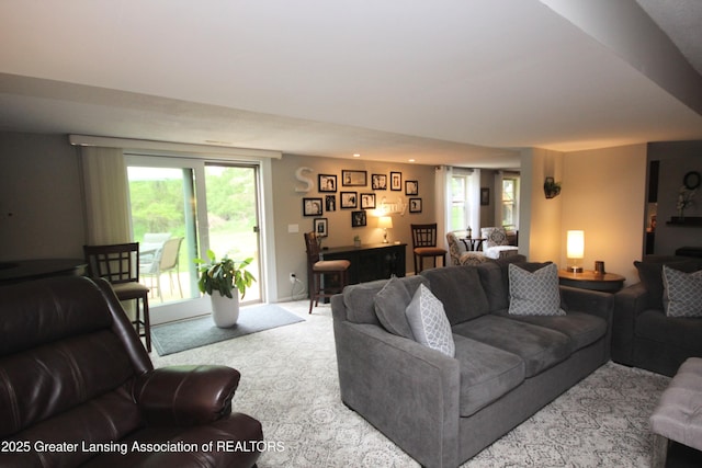 5740 Bearcreek Dr, Lansing, MI 48917 - view of carpeted living room
