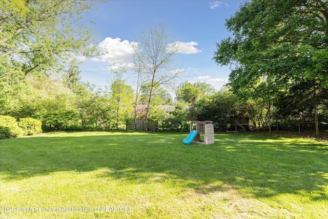 1571 Forest Hills Dr, Okemos, MI 48864 - view of yard featuring a playground