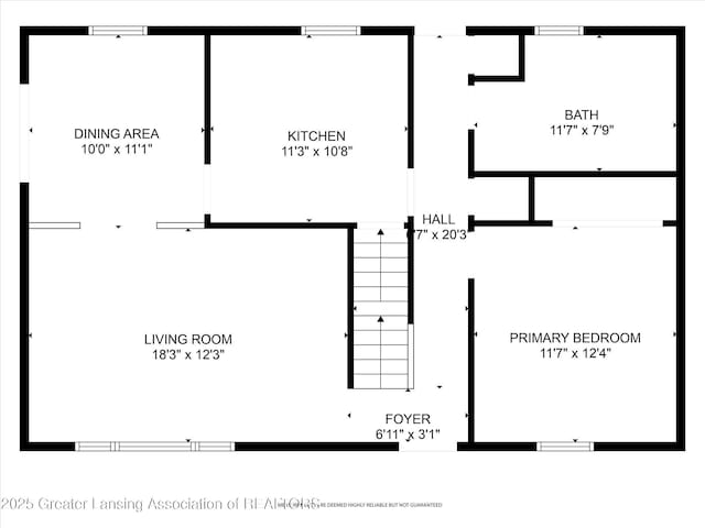1116 W Service Rd, Mason, MI 48854 - room layout