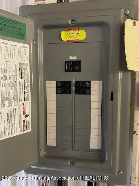 1116 W Service Rd, Mason, MI 48854 - utility room with electric panel