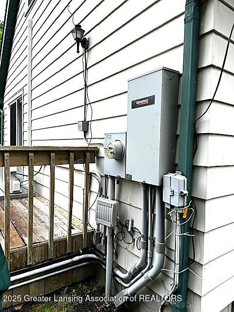 1116 W Service Rd, Mason, MI 48854 - exterior view of electric meter